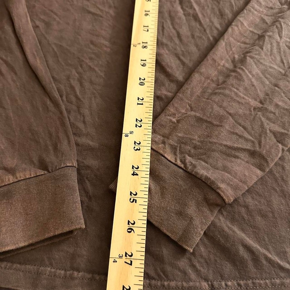 Levi's long sleeve stone washed brown longsleeve shirt - Picture 3 of 7